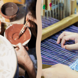 tissage et decoration sur ceramique 250x250